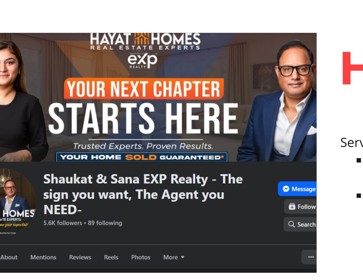 Hayat Homes portfolio preview