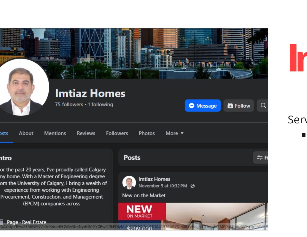 Imtiaz Homes portfolio preview